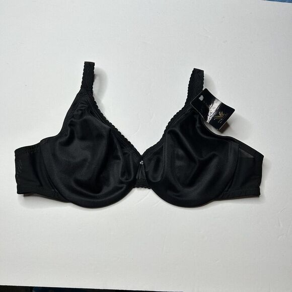 New Wacoal Simple Shaping Minimizer Bra 34C Black 857109 - Picture 2 of 7
